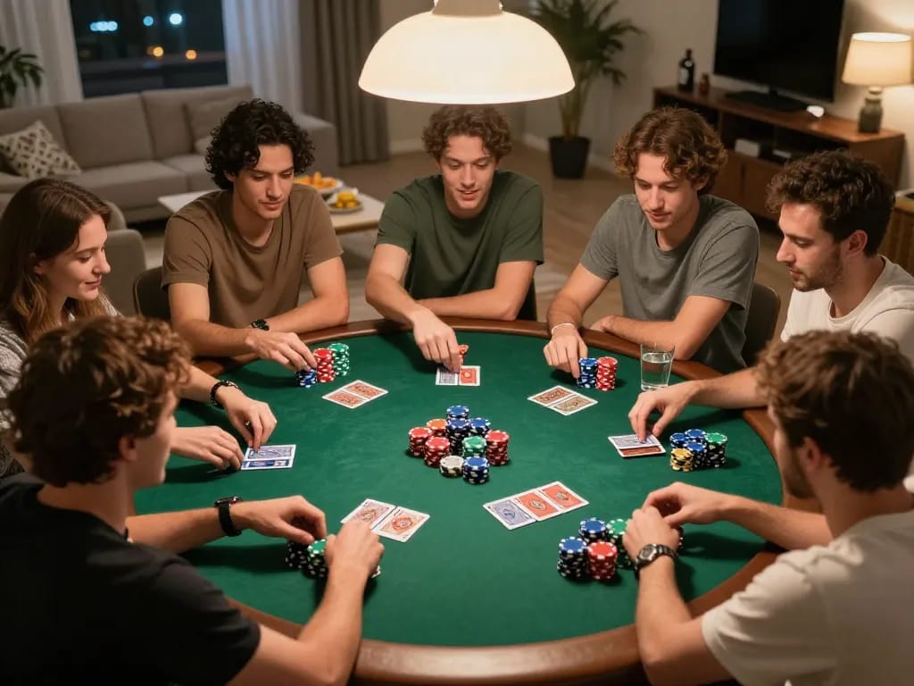 rokok88 poker night excitement with friends sharing strategies and gameplay