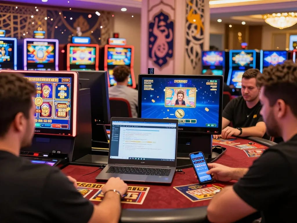 Players enjoying thrilling online games at MM88 casino.