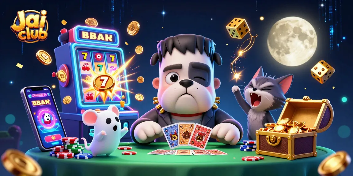 Play thrilling casino games at Jai club with vibrant characters and exciting rewards.