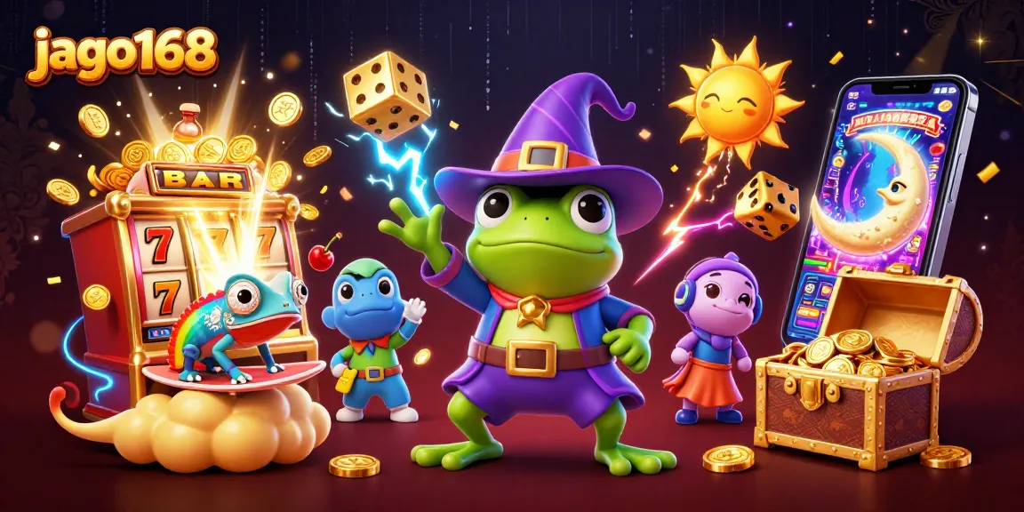 Experience the thrill of jago168 with a vibrant storm of golden coins and exciting gaming elements.
