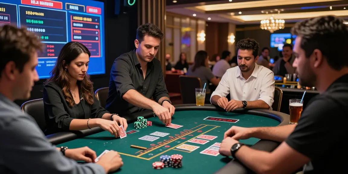 Players engaging in Andar Bahar king game in a vibrant live casino setting