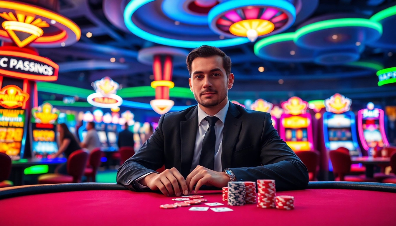 Experience as38 withdraw cepat at an engaging casino table setup with vibrant atmosphere.