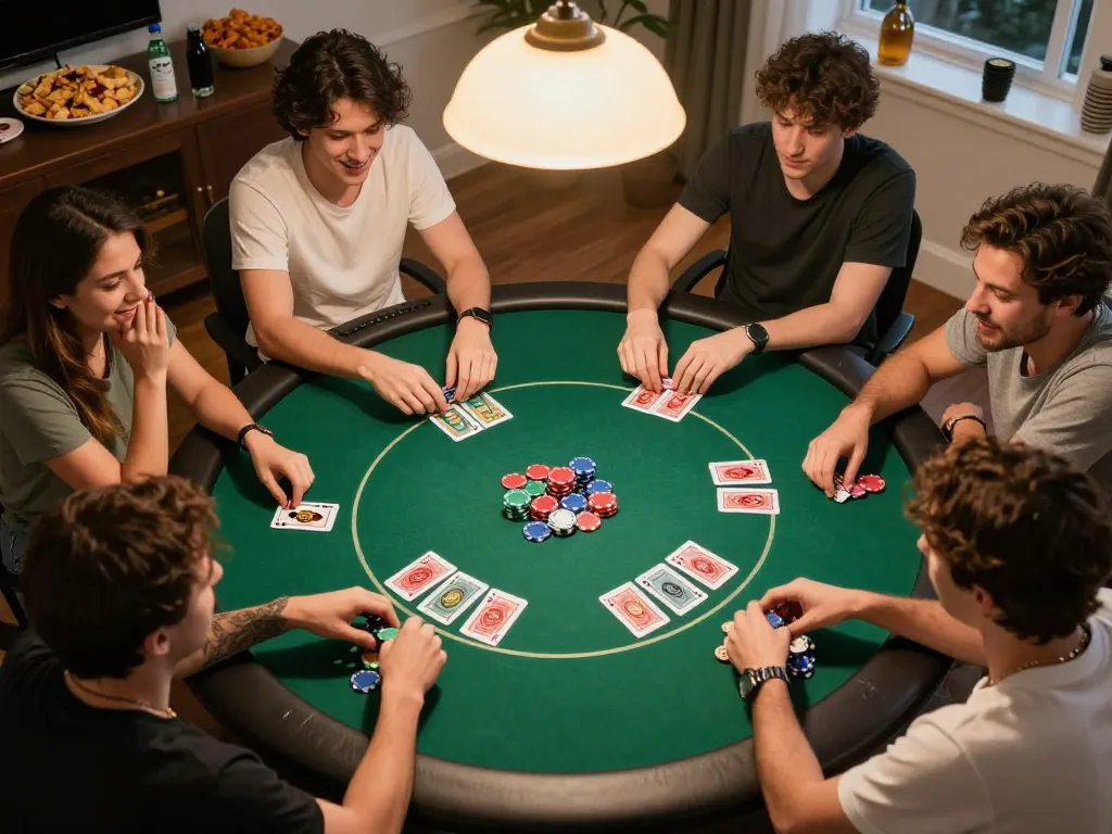 Link vào m88 không bị chặn làm tăng sự phấn khích của một trò chơi poker tại nhà, bạn bè chiến lược qua bài và chip