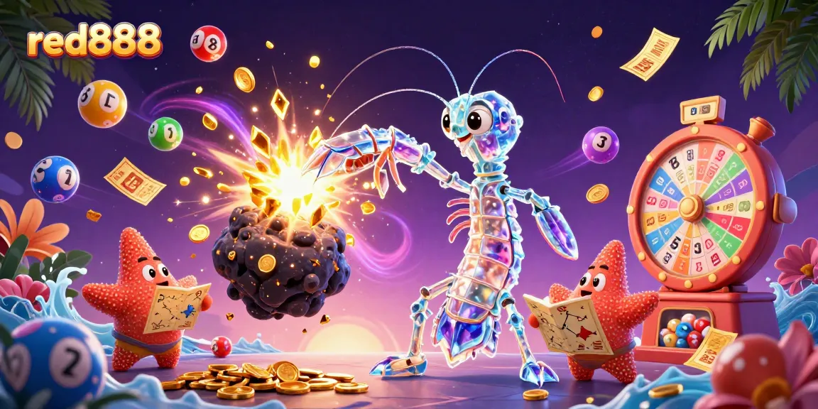 Engage with red888's thrilling lottery experience featuring colorful dynamic elements and excitement.