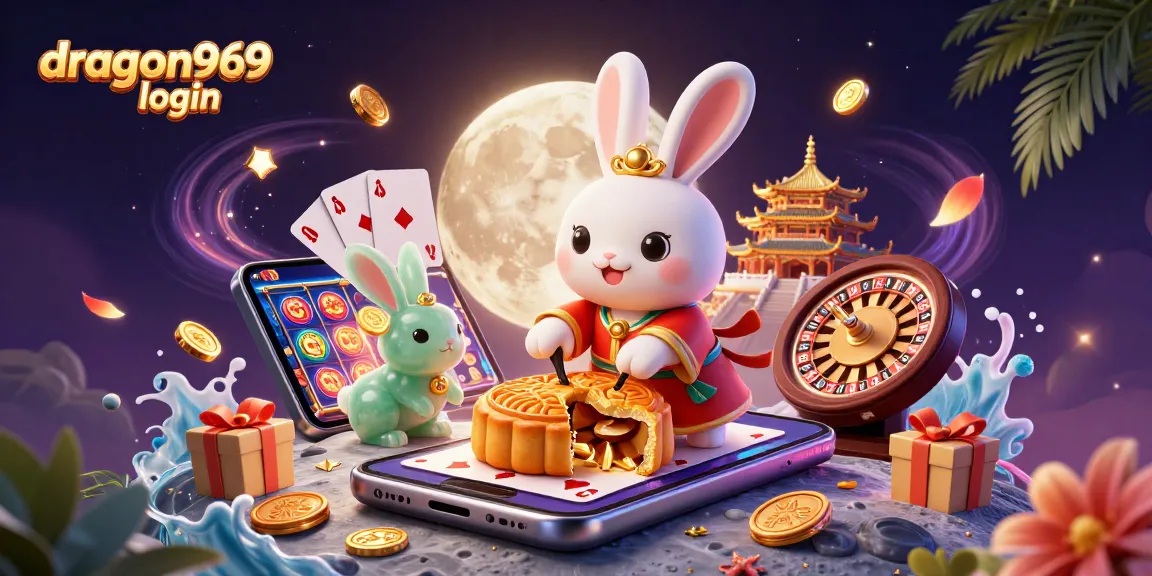 Engage in thrilling gameplay with dragon969 login, exploring vibrant slot games surrounded by festive elements.