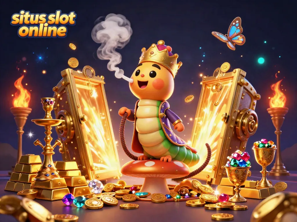Slot gacor menarik di situs slot online dengan karakter kartun berwarna-warni.