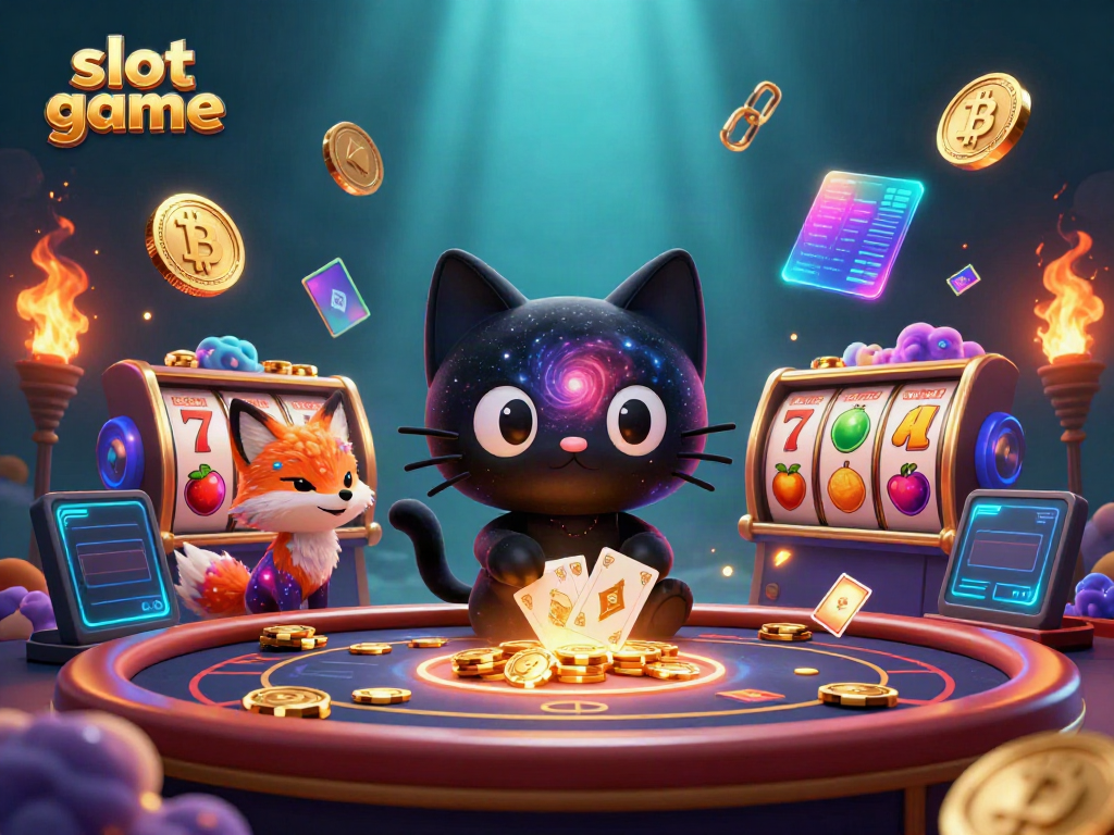 Engaging slot game scene with cosmic characters and dynamic gambling elements.
