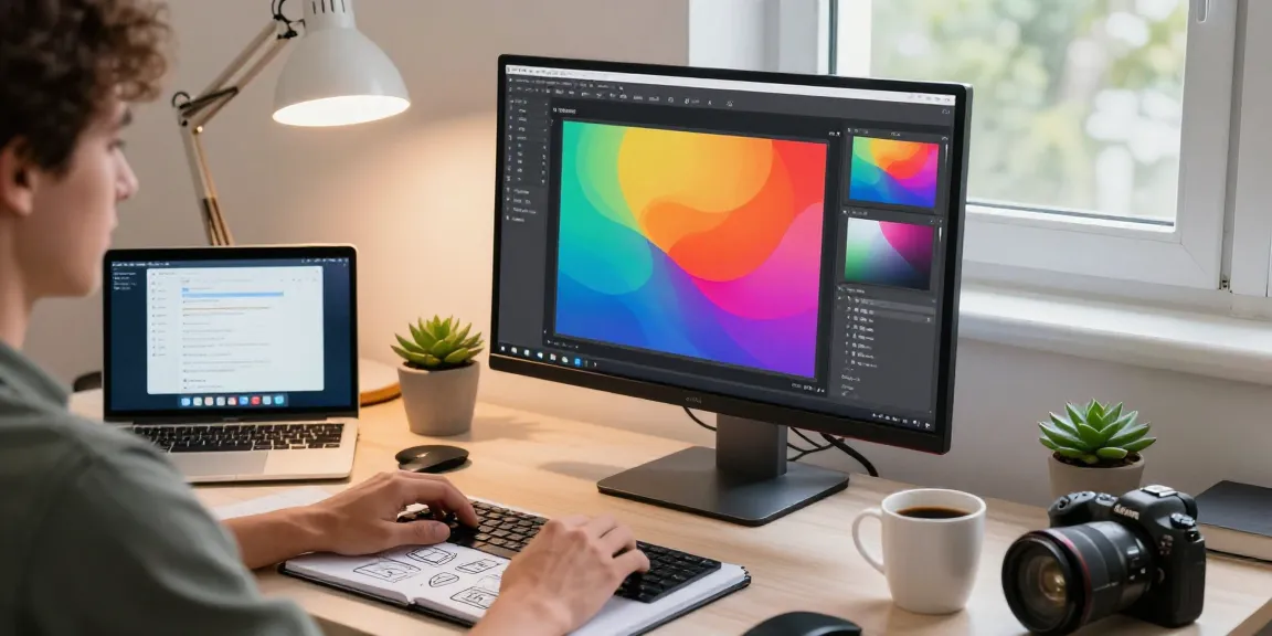 Using 截图软件 in a modern home office, showcasing screenshot software in action.