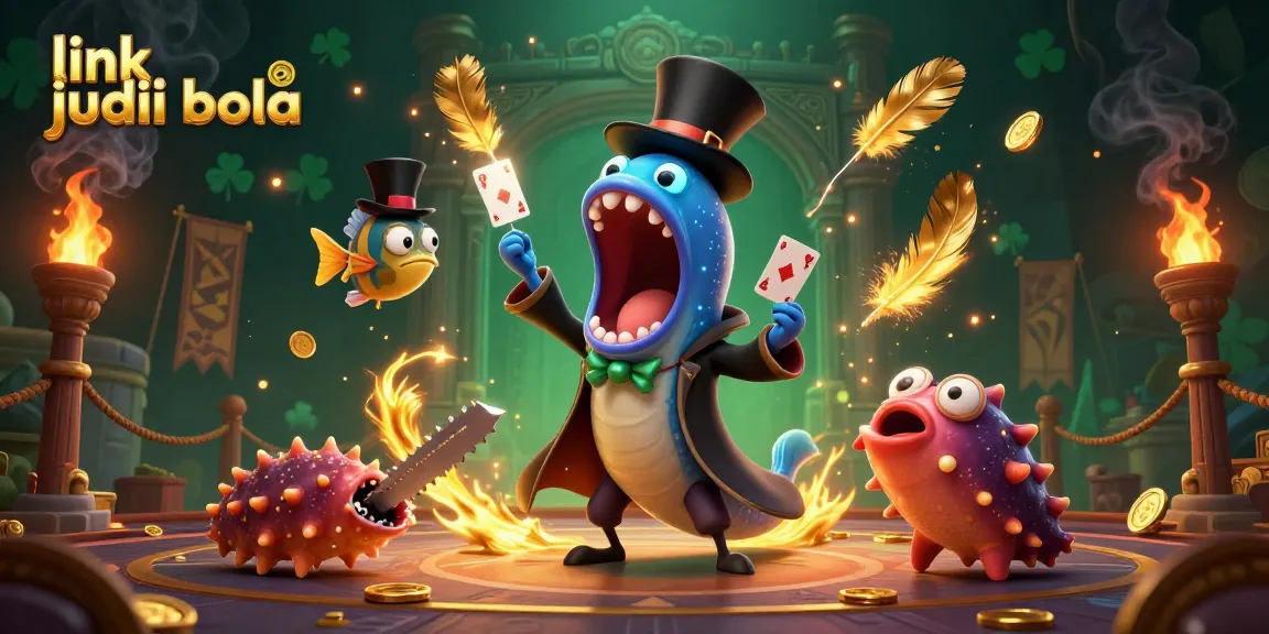 Master the link judi bola strategy while enjoying a 3D illustration of magical underwater casino action.
