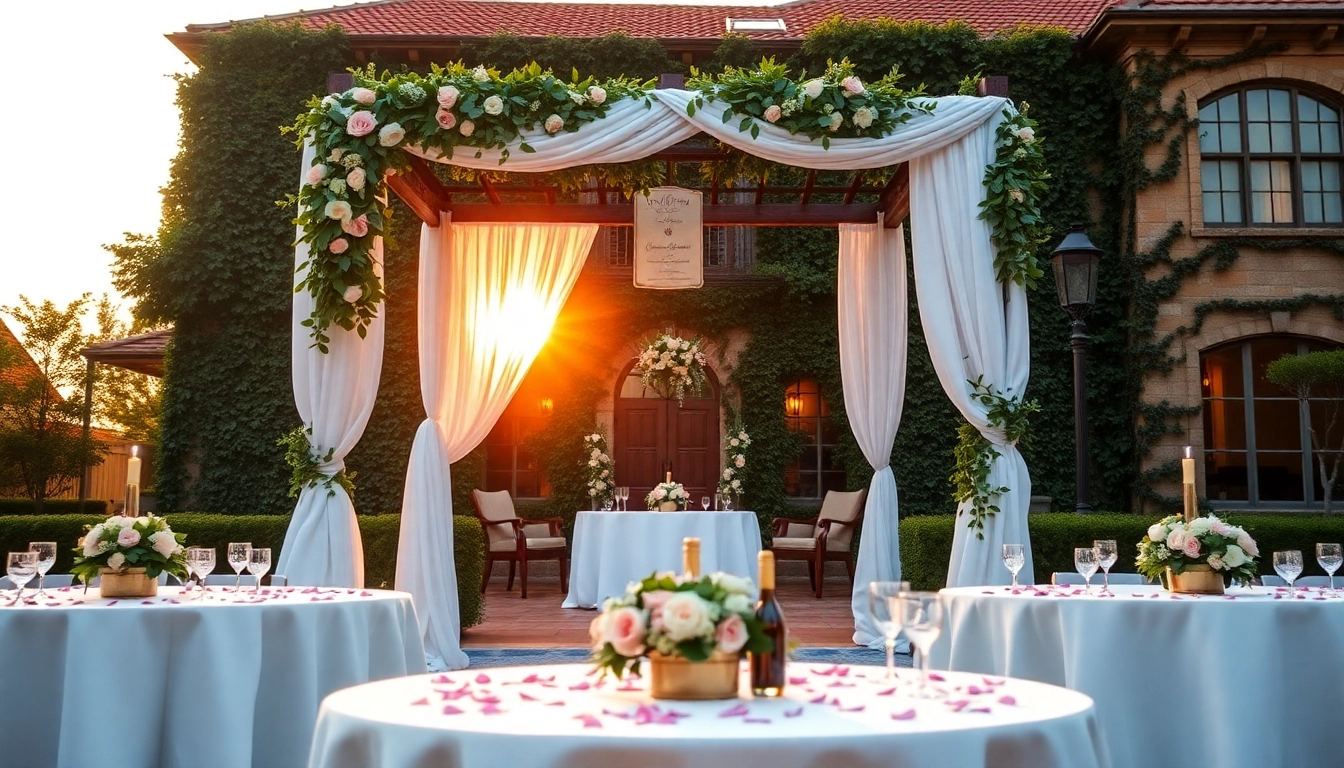 Experience the charm of the Best Wedding Venue Jacksonville with a stunning outdoor wedding setup.