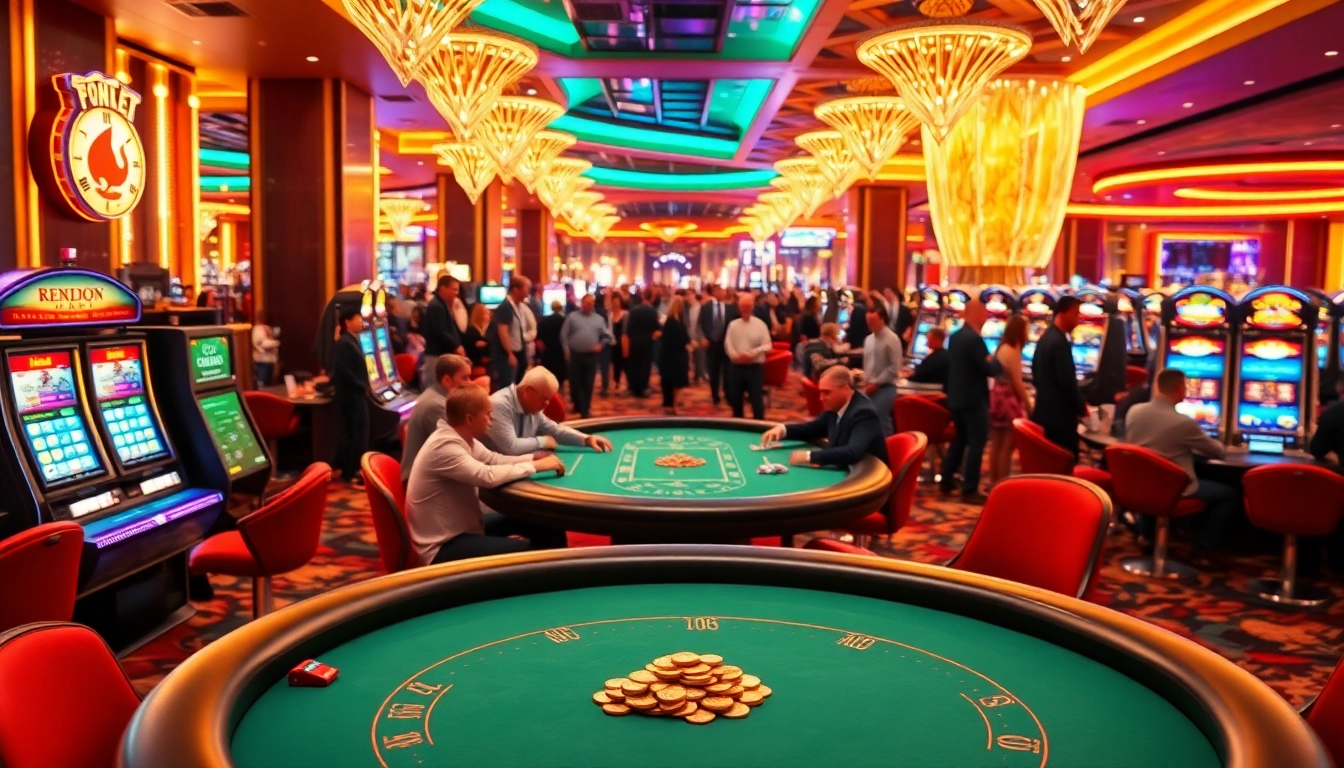 Experience the excitement of Non gamstop Casino Uk with vibrant gaming tables and lively atmosphere.