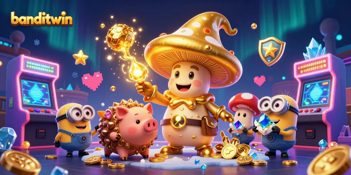 banditwin memikat pemain dengan ilustrasi kasino 3D penuh warna dan detil