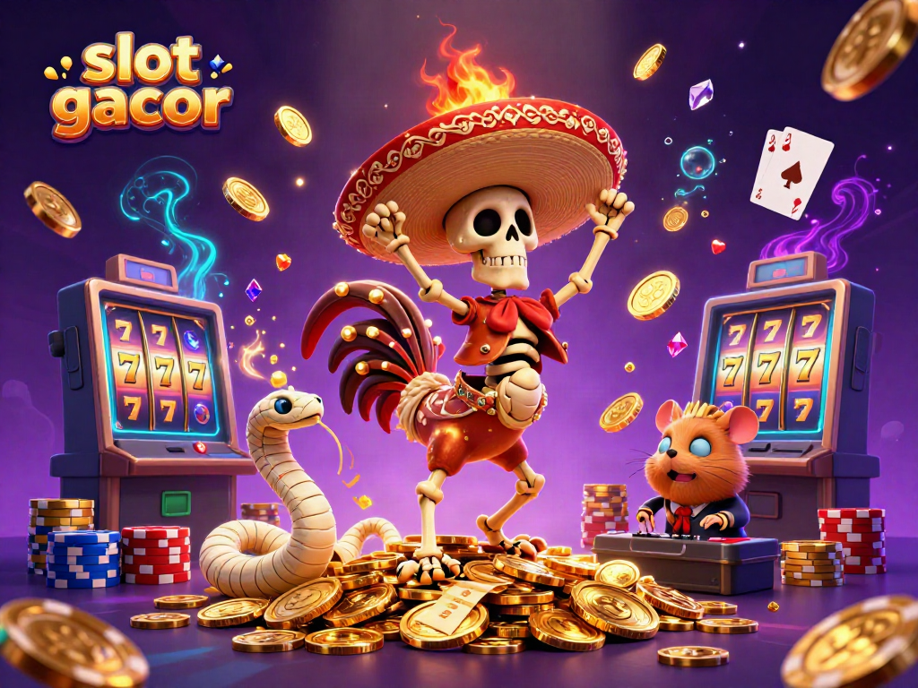 Experience thrilling slot gacor action with dynamic characters and dazzling casino elements.
