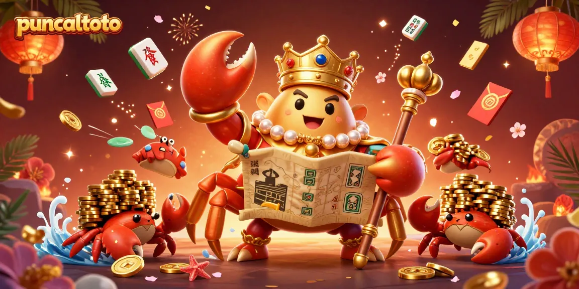 Mengalami permainan di Puncaktoto dengan ilustrasi karakter kerajaan dan elemen perjudian yang menarik.
