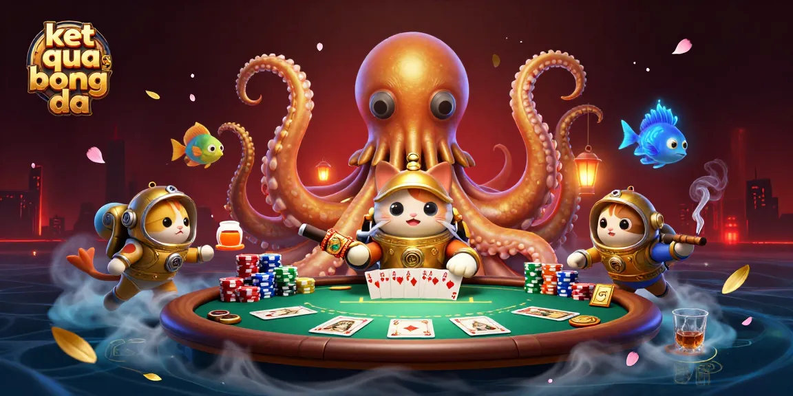 Engage with ket qua bong da as you play exciting poker surrounded by enchanting aquatic elements and dynamic characters.