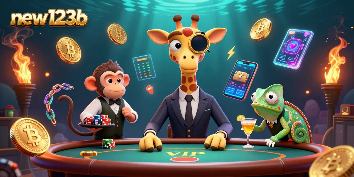 Join the action at new123b with a high-roller giraffe and dynamic casino elements.