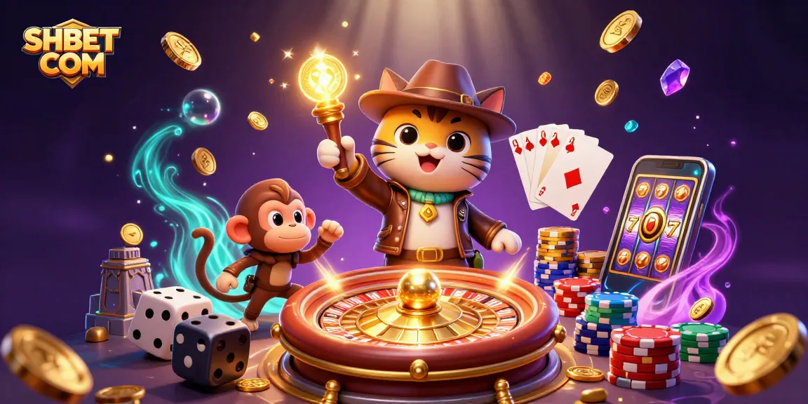 Experience thrilling gaming adventures at SHBET COM with a vibrant casino scene filled with excitement.