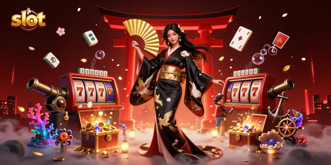 Spin vibrant slot reels in an immersive casino atmosphere with elegant Asian characters.