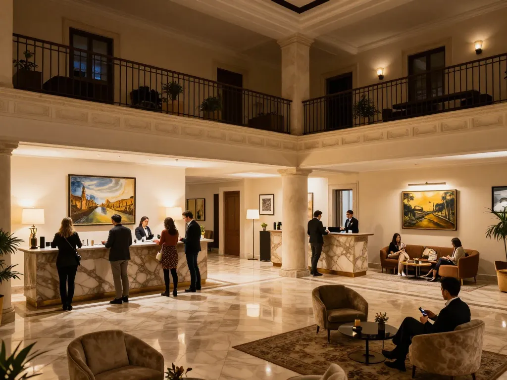 Guests checking in at Eurostars Matera La Suite, showcasing premium hospitality at mdg188.