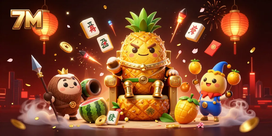 Experience thrilling gaming at 7M with vibrant characters and casino elements enhancing your journey.