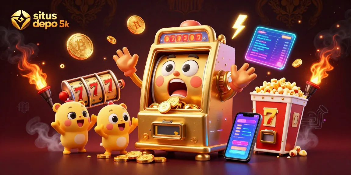 Slot depo 5k menghadirkan slot mesin pintar yang menghantam jackpot dan menumpahkan koin emas.