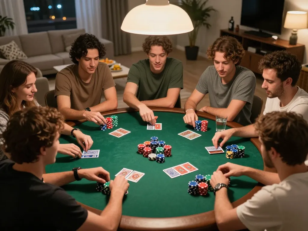 rokok88 poker night excitement with friends sharing strategies and gameplay