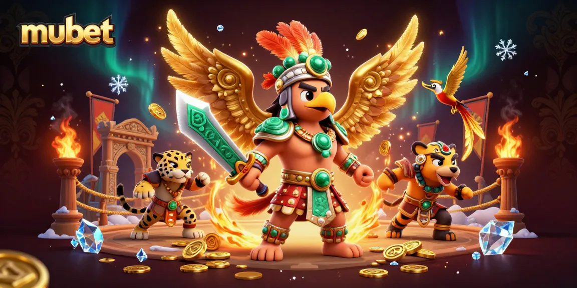 Experience thrilling action with mubet as Aztec warriors and golden treasures ignite the casino scene.