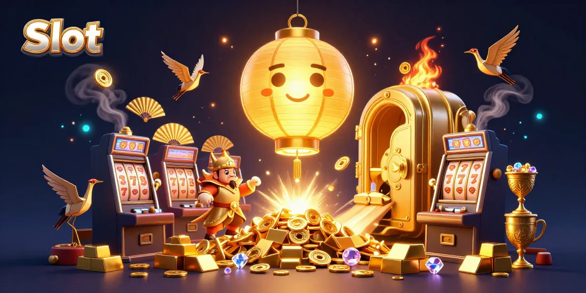 Experience thrilling Slot gameplay with vibrant characters and golden treasures in a dynamic casino atmosphere.