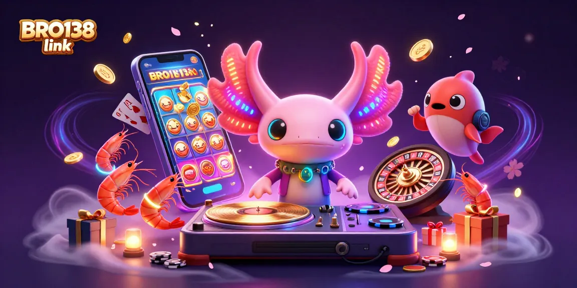 Engage with the thrilling BRO138 link featuring a vibrant slot game scene, showcasing colorful spins and dynamic gameplay.